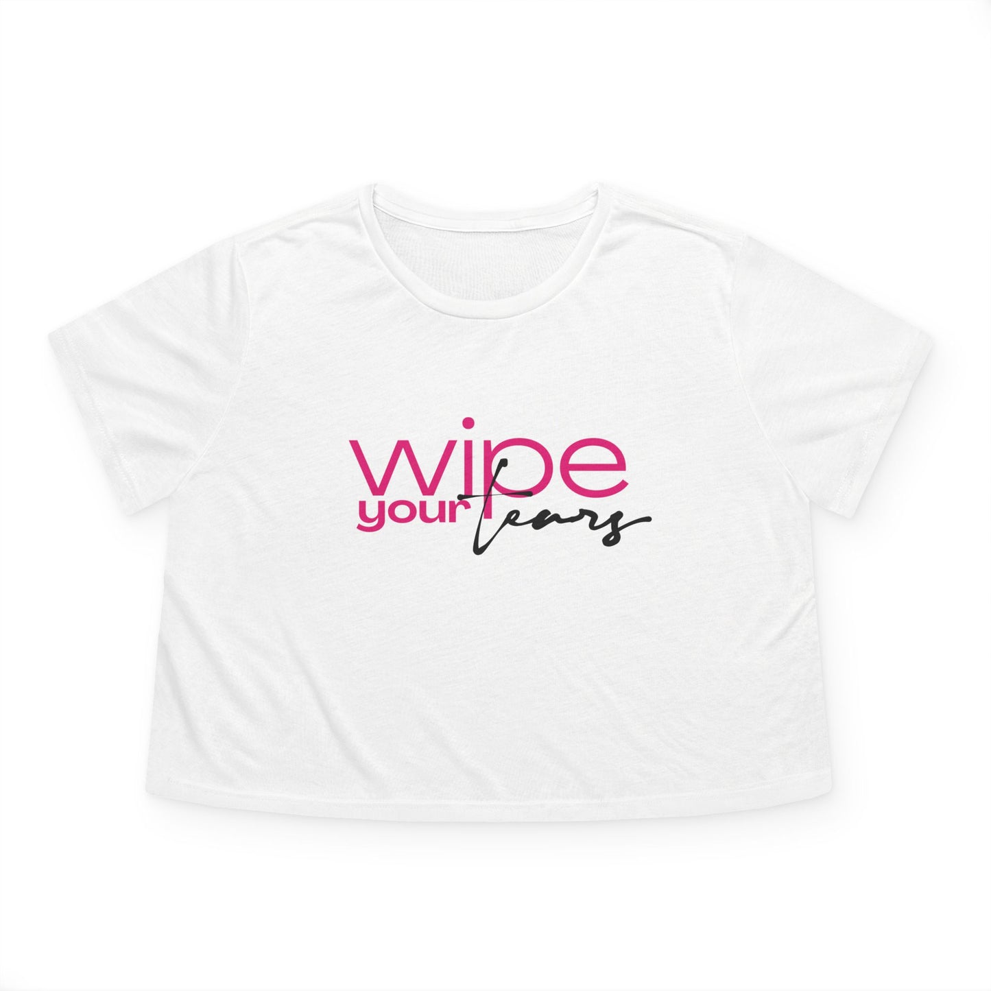 Wipe Your Tears Crop Tee