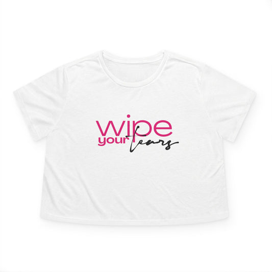 Wipe Your Tears Crop Tee